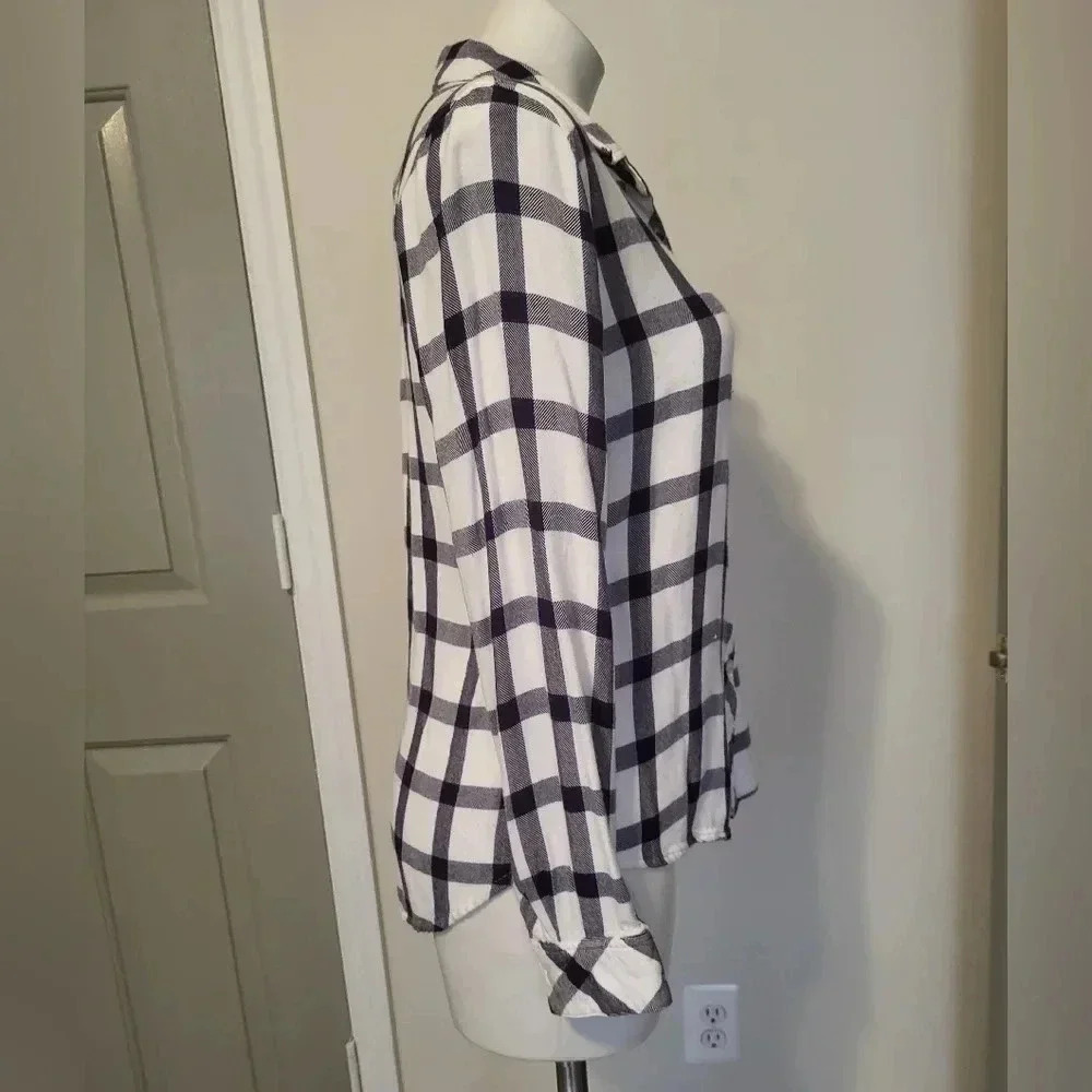 Rails Hunter Plaid Button Down Long Sleeve Shirt(… - image 3